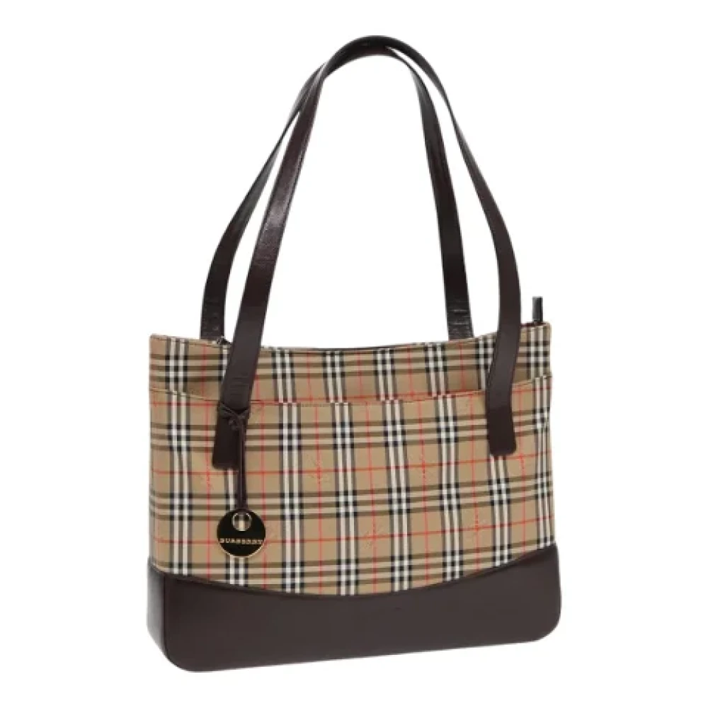 Burberry Vintage Pre-owned Canvas totes Beige Dames