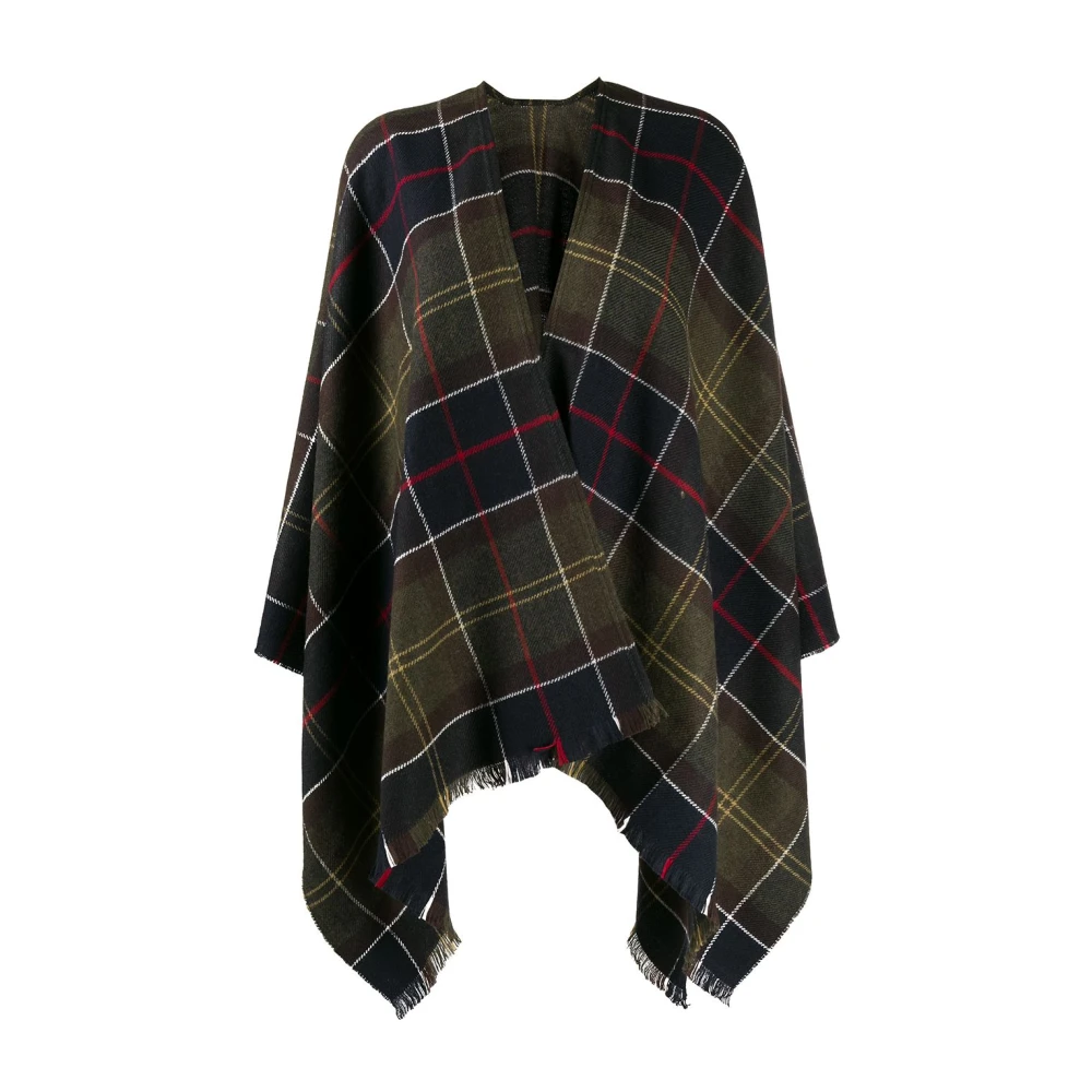 Barbour Klassieke Tartan Wol Sjaal Groen Green Heren