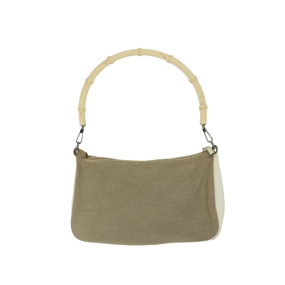 Gucci Vintage Pre-owned Canvas handbags Beige Dames