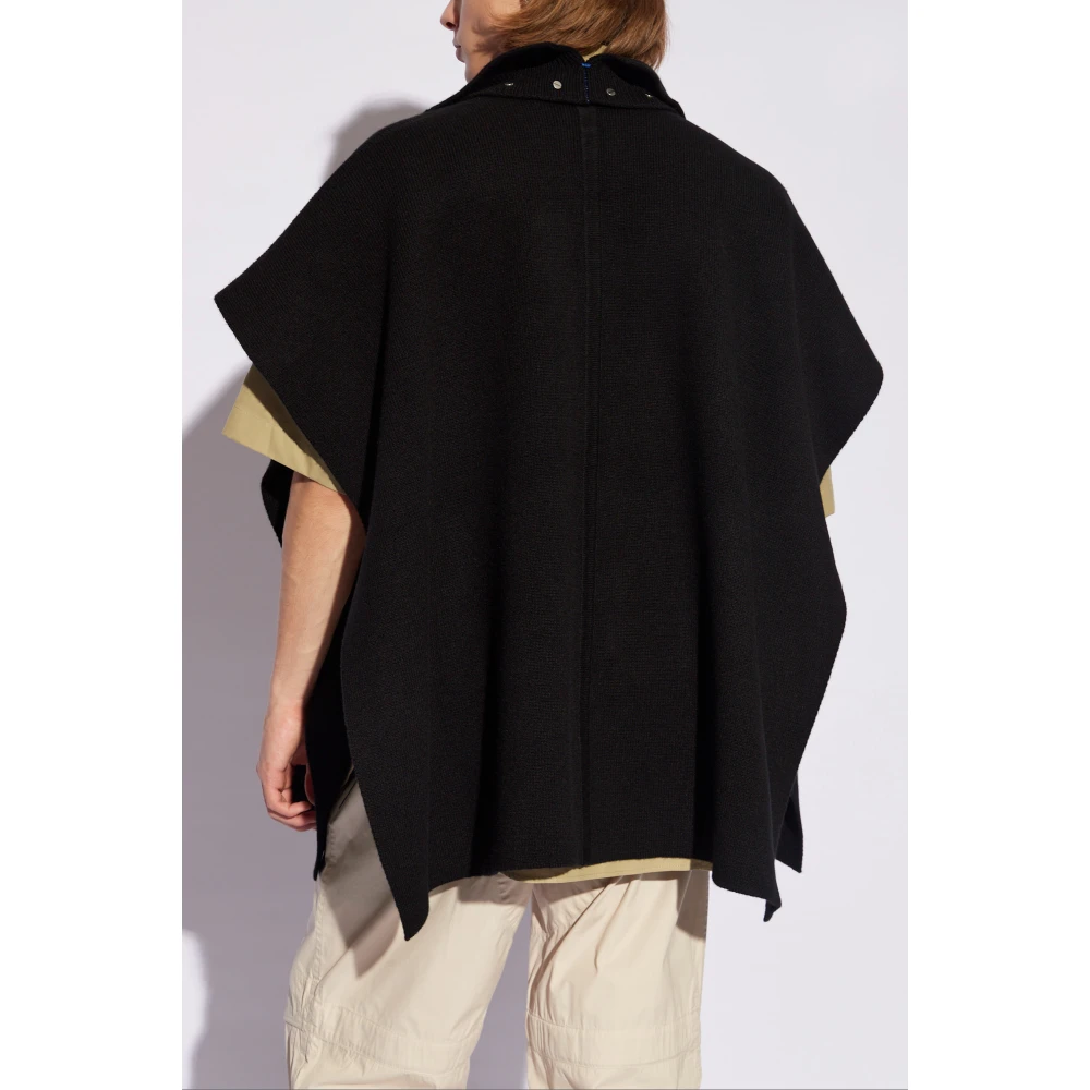 Burberry Cashmere cape Black Heren