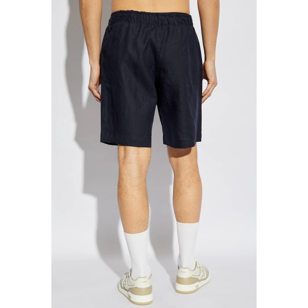 Zadig & Voltaire Linnen shorts Blue Heren