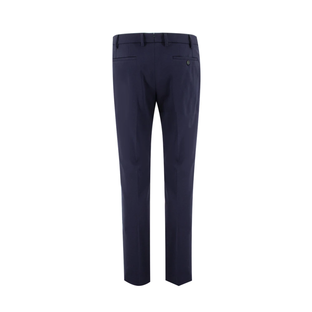 Berwich Klassieke Geknoopte Broek Blue Heren