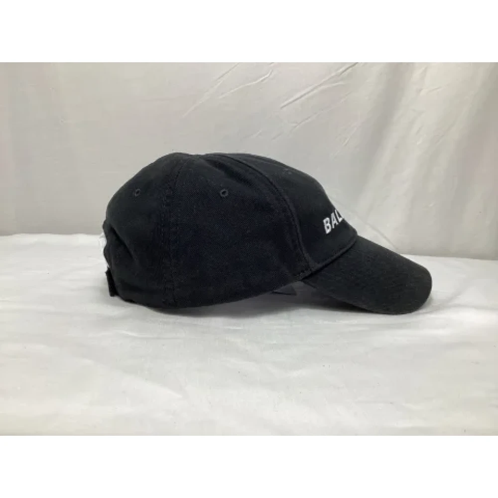 Balenciaga Vintage Pre-owned Cotton hats Black Heren