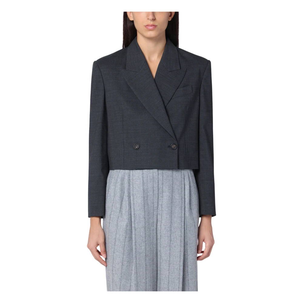 BRUNELLO CUCINELLI Korte Jas Gray Dames