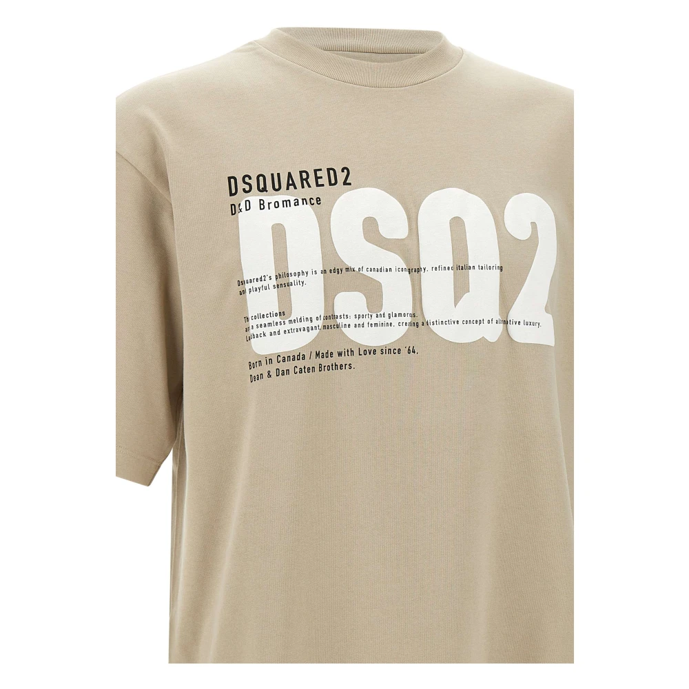 Dsquared2 Beige Stijlvolle Modieuze Shirt Beige Heren