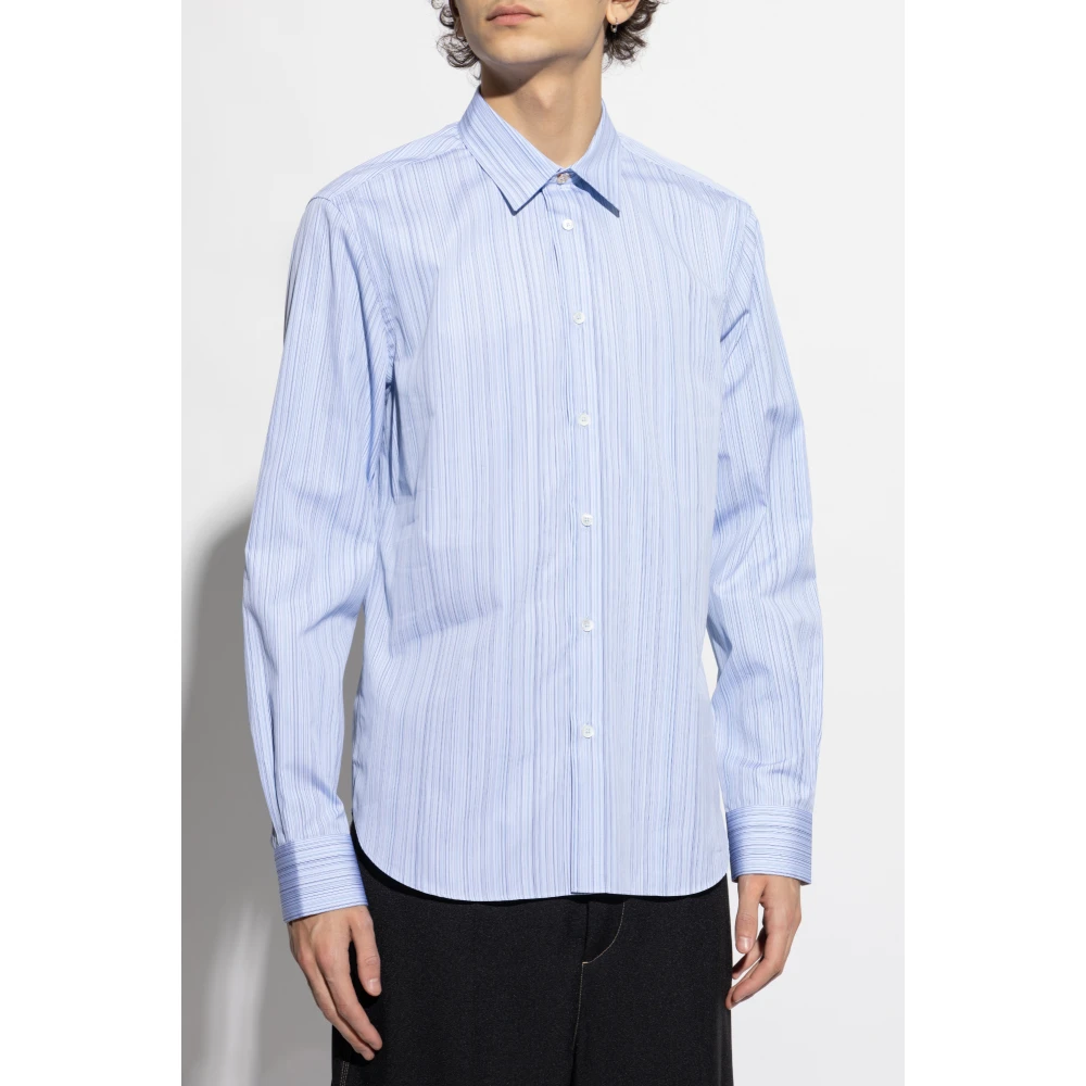 Paul Smith Overhemd met streepmotief Blue Heren