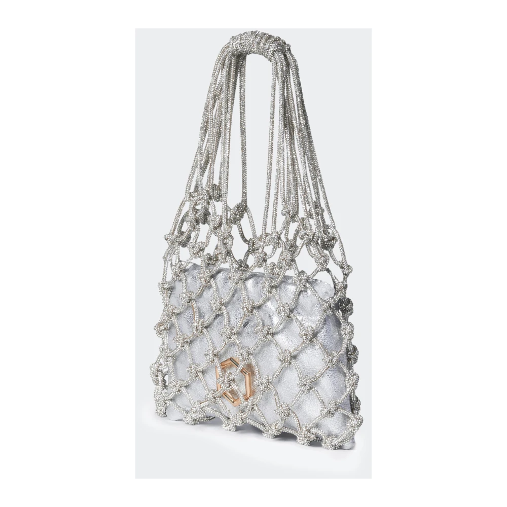 Hibourama Carrie Mini Tas Kristalontwerp Gray Dames