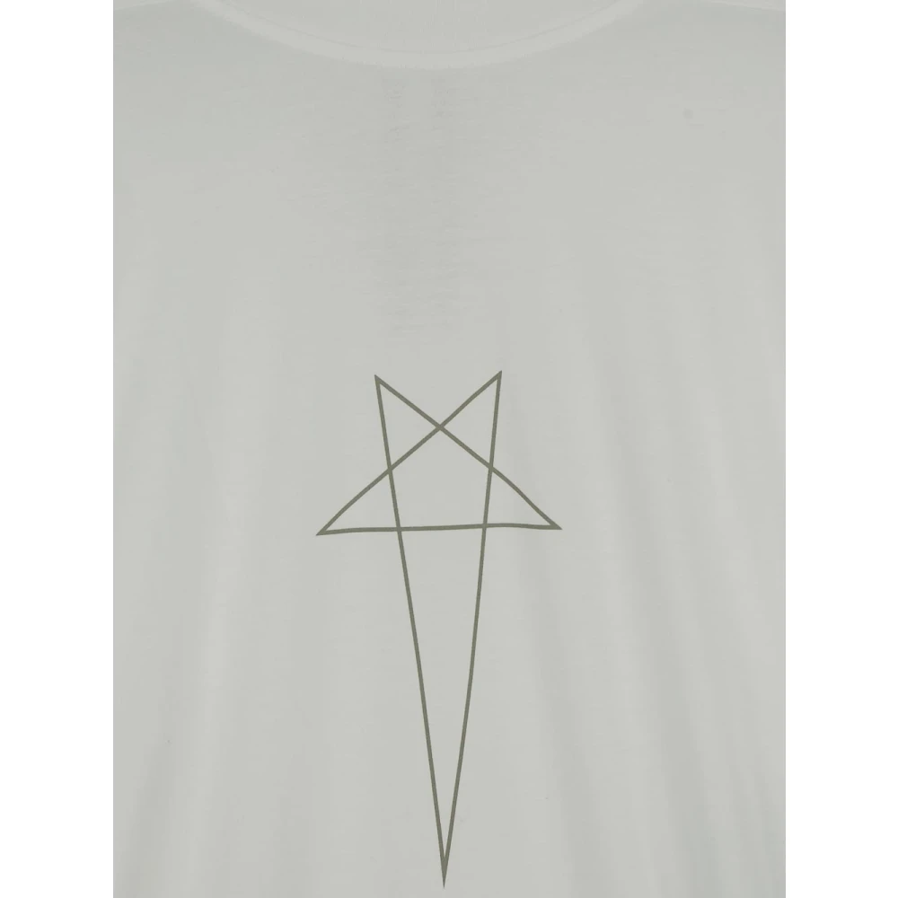Rick Owens Long Sleeve T-Shirt White Heren