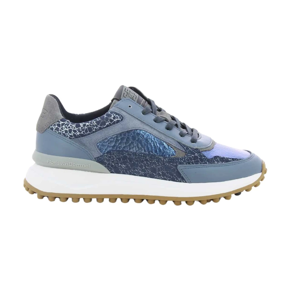 Floris van Bommel Blauwe Damesschoenen Sfw-10099 Noppi W23 Blue Dames