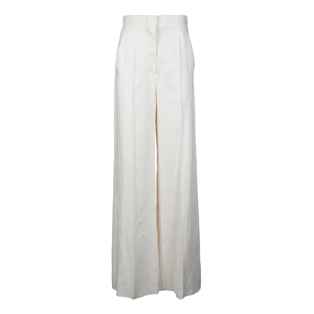 Max Mara Linnen Broek White Dames