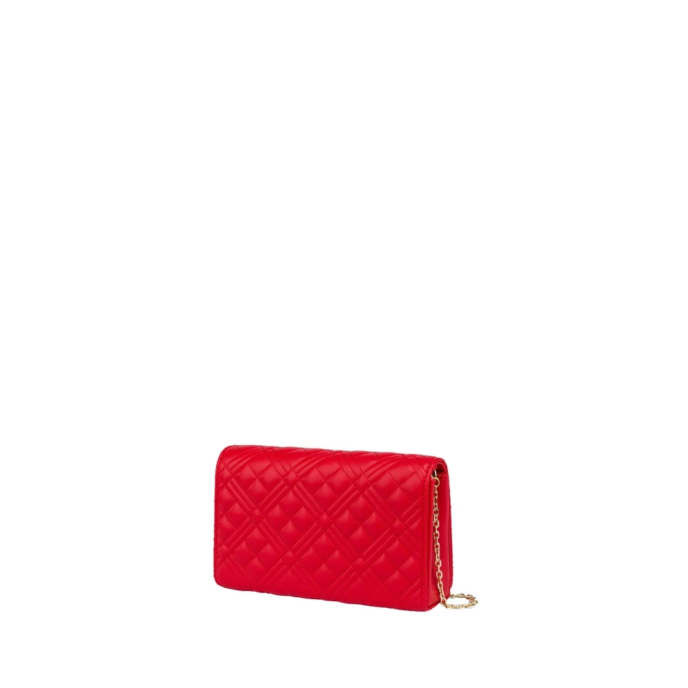 Moschino Rode Schoudertas met Logoprint Red Dames
