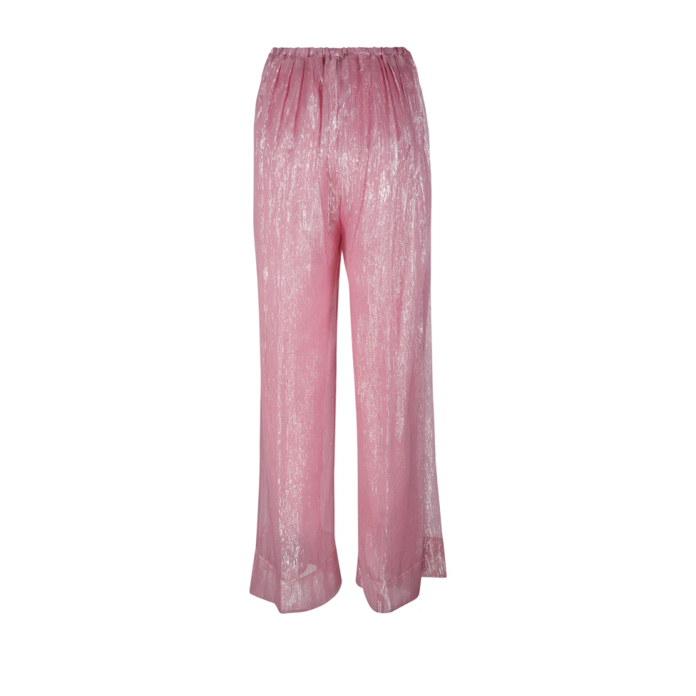 Forte Lichtroze pyjamabroek Pink Dames