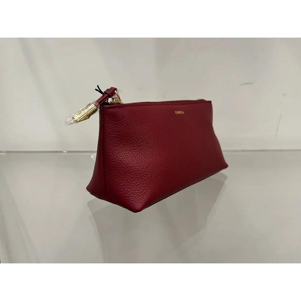 Furla Elegante Druppelvormige Handtas Red Dames