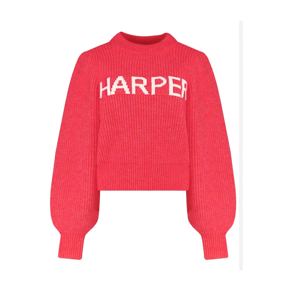 Harper & Yve Lysanne-Ju Pullover Red Dames