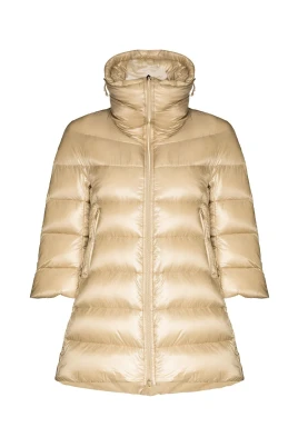 Beige Casual Dunjacka