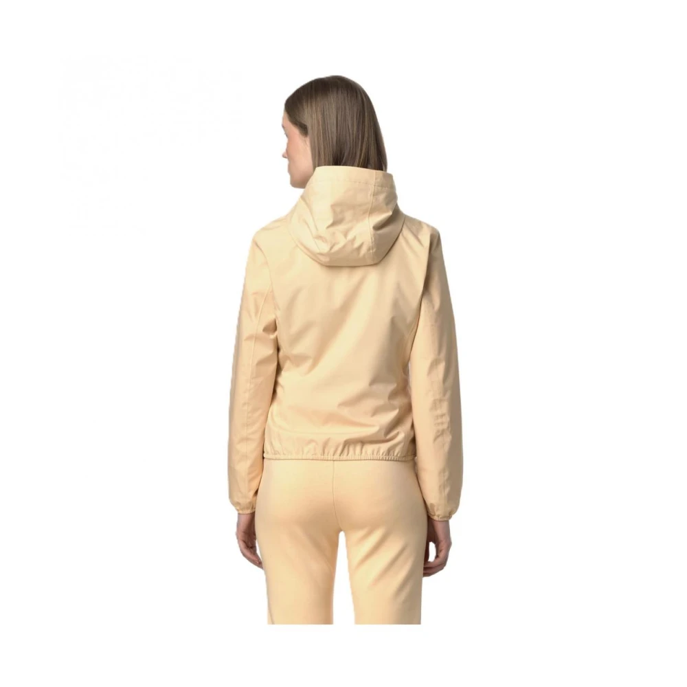 K-way Polyester Jassen en Parka's Beige Dames