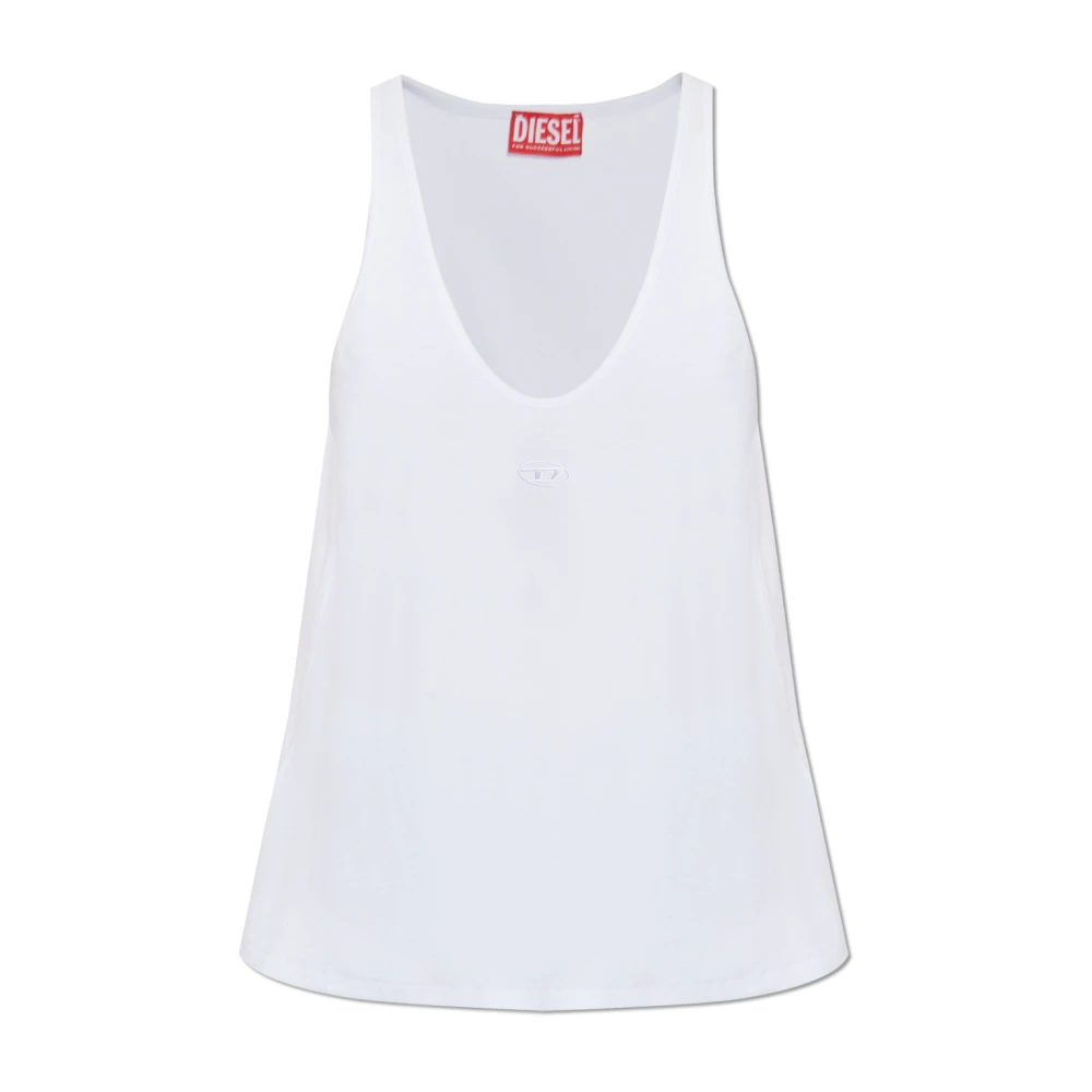 Diesel Mujer Blanco Camisetas, Talla: 2XS