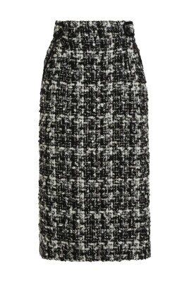 tweed-texture-grey-skirt