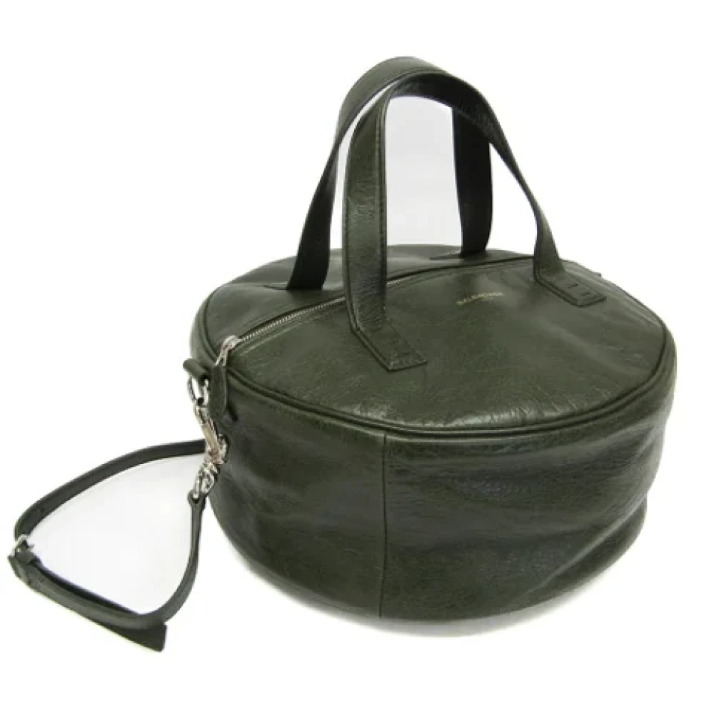 Balenciaga Vintage Pre-owned Leather balenciaga-bags Green Dames