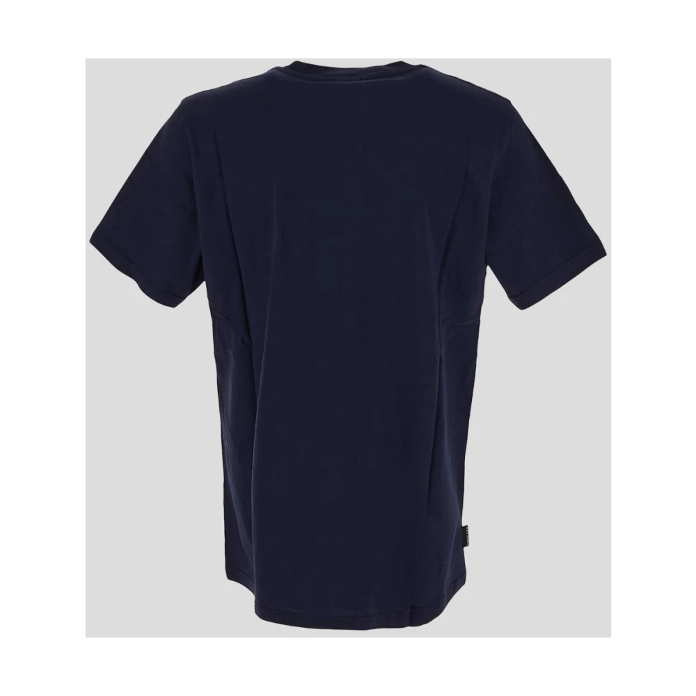 Family First Hart Katoenen T-shirt Blue Heren