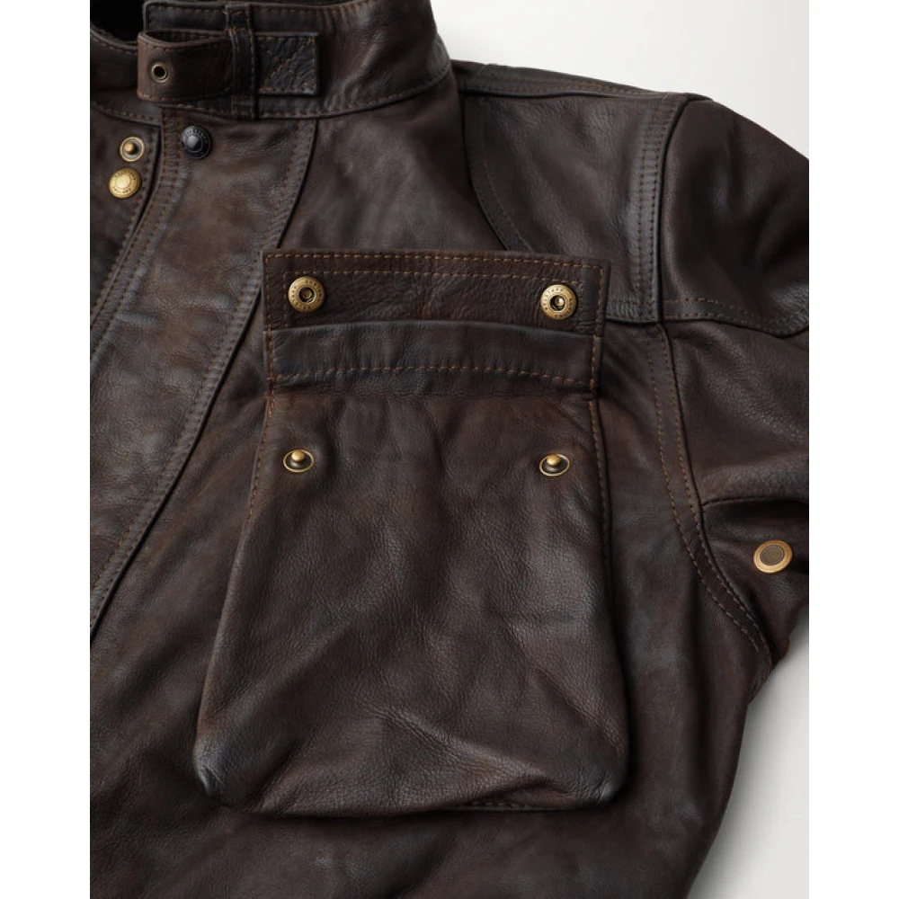 Belstaff Legacy Trialmaster Panther Leren Jas Brown Heren