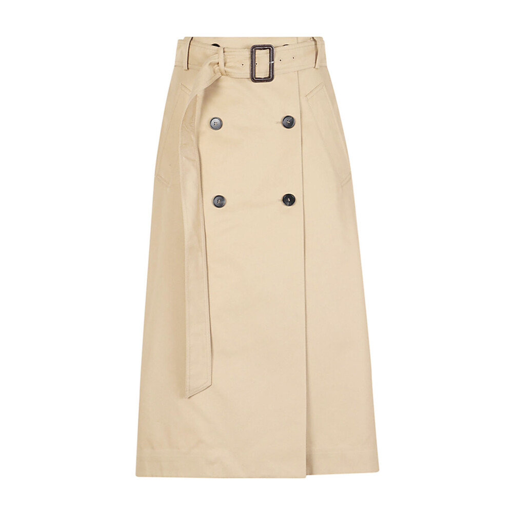 Beige gabardine outlet skirt