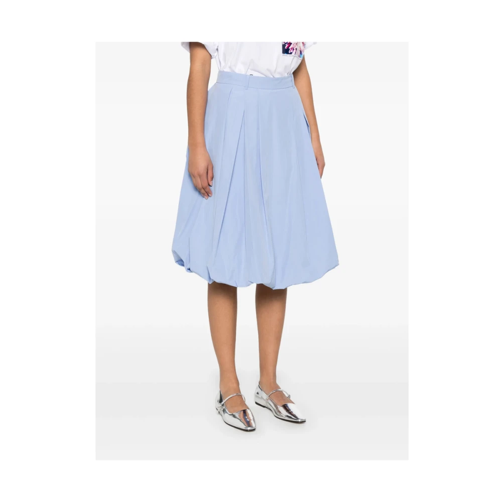 Dunst Korenbloemblauwe Puffball Zoom Rok Blue Dames