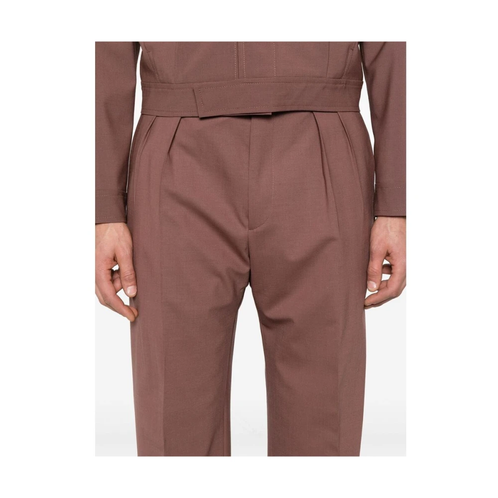 Tagliatore Broek Brown Heren