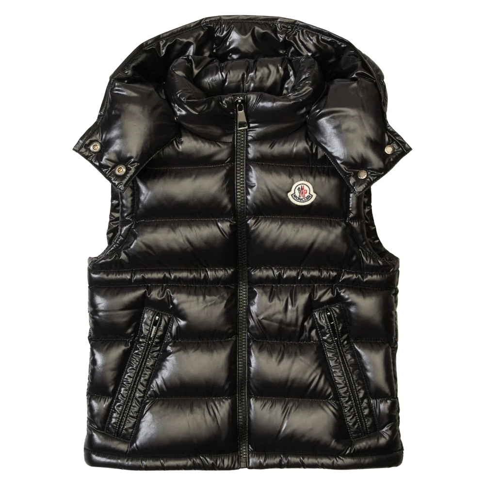 Moncler Girls Black Down Padded Ania Gilet