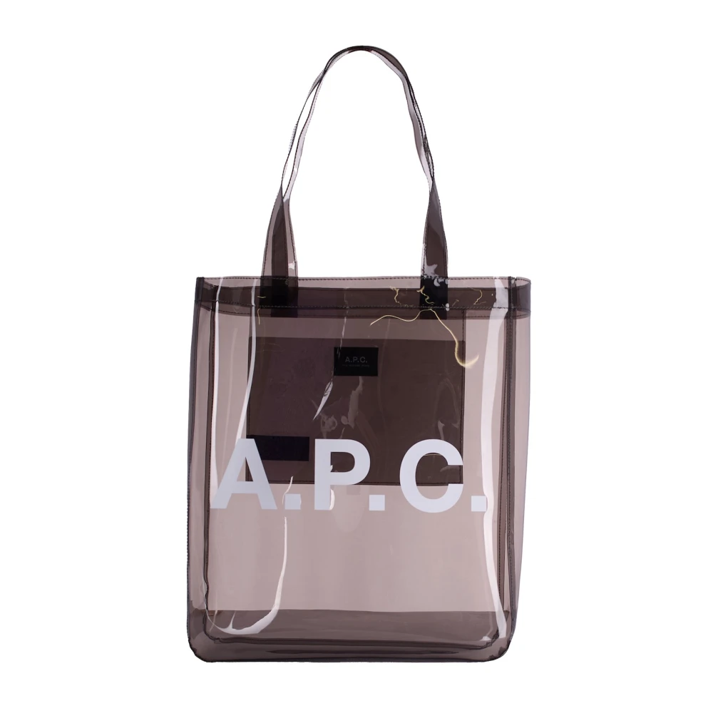 A.p.c. Kvinno Grå Väskor Dam, One Size, Small Lou Tote Bag