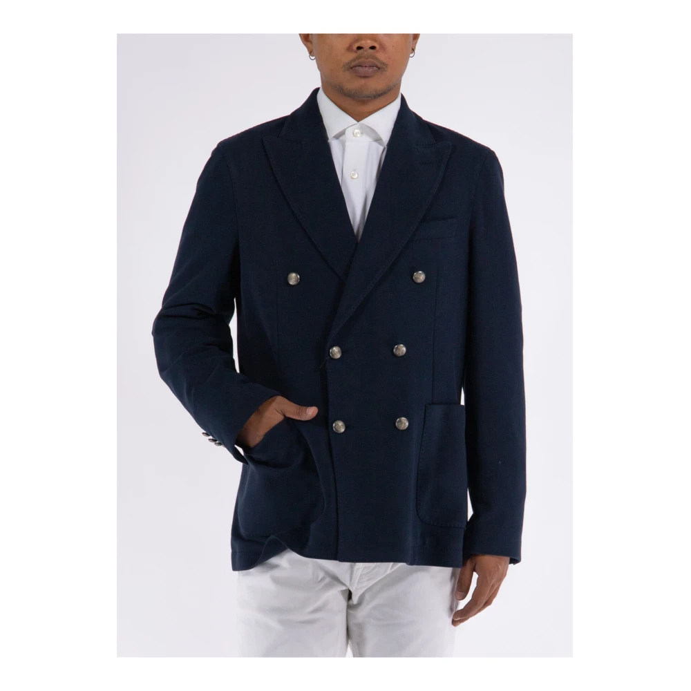 Circolo 1901 Dubbelbreasted jasje Blue Heren