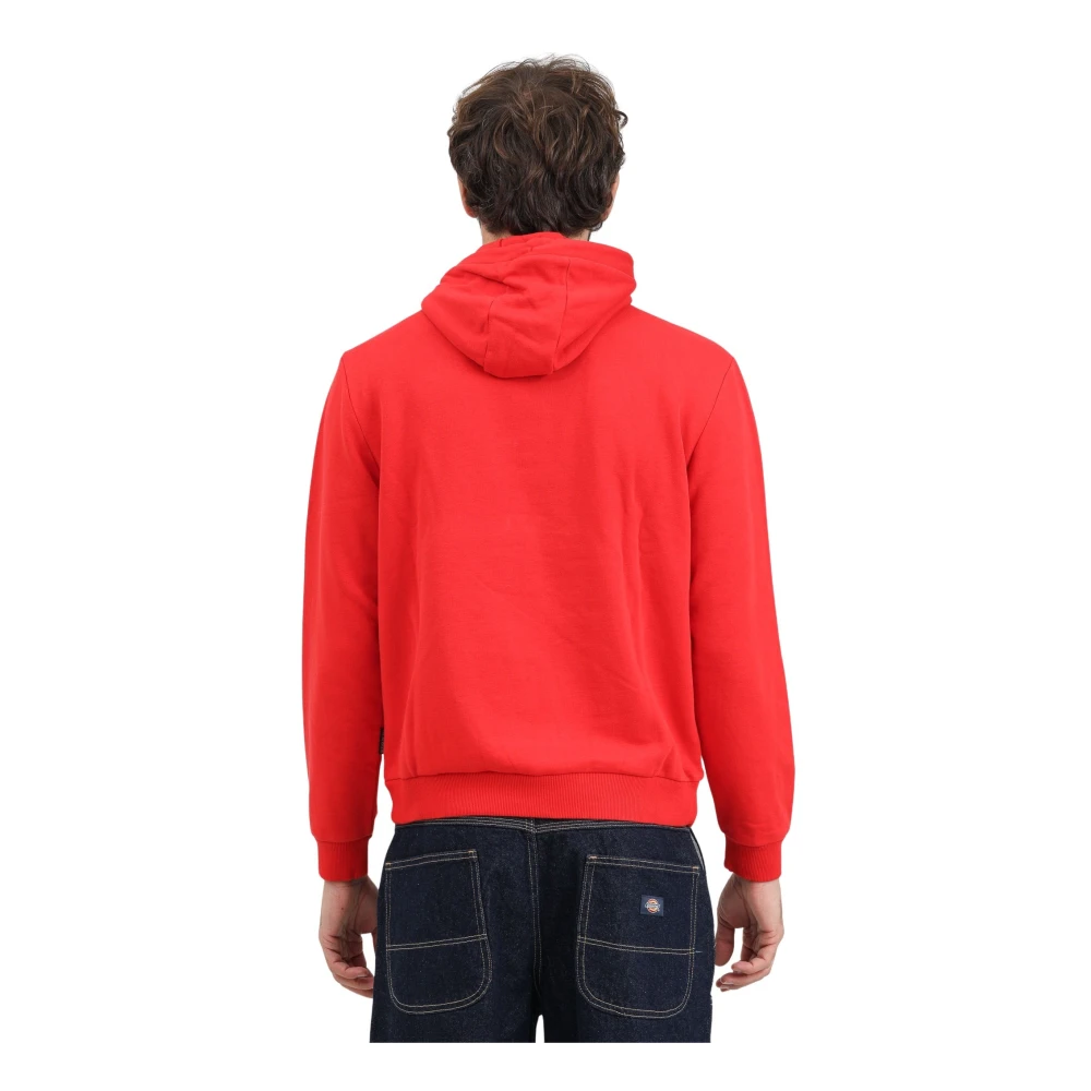 Napapijri Rode Half-Zip Sweater Burgee Winter Red Heren
