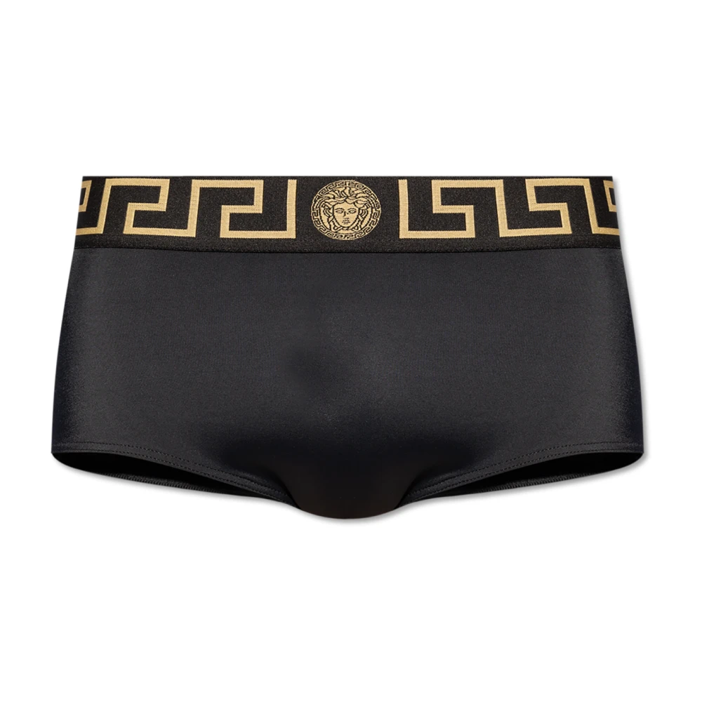 Versace Zwembroek Black Heren