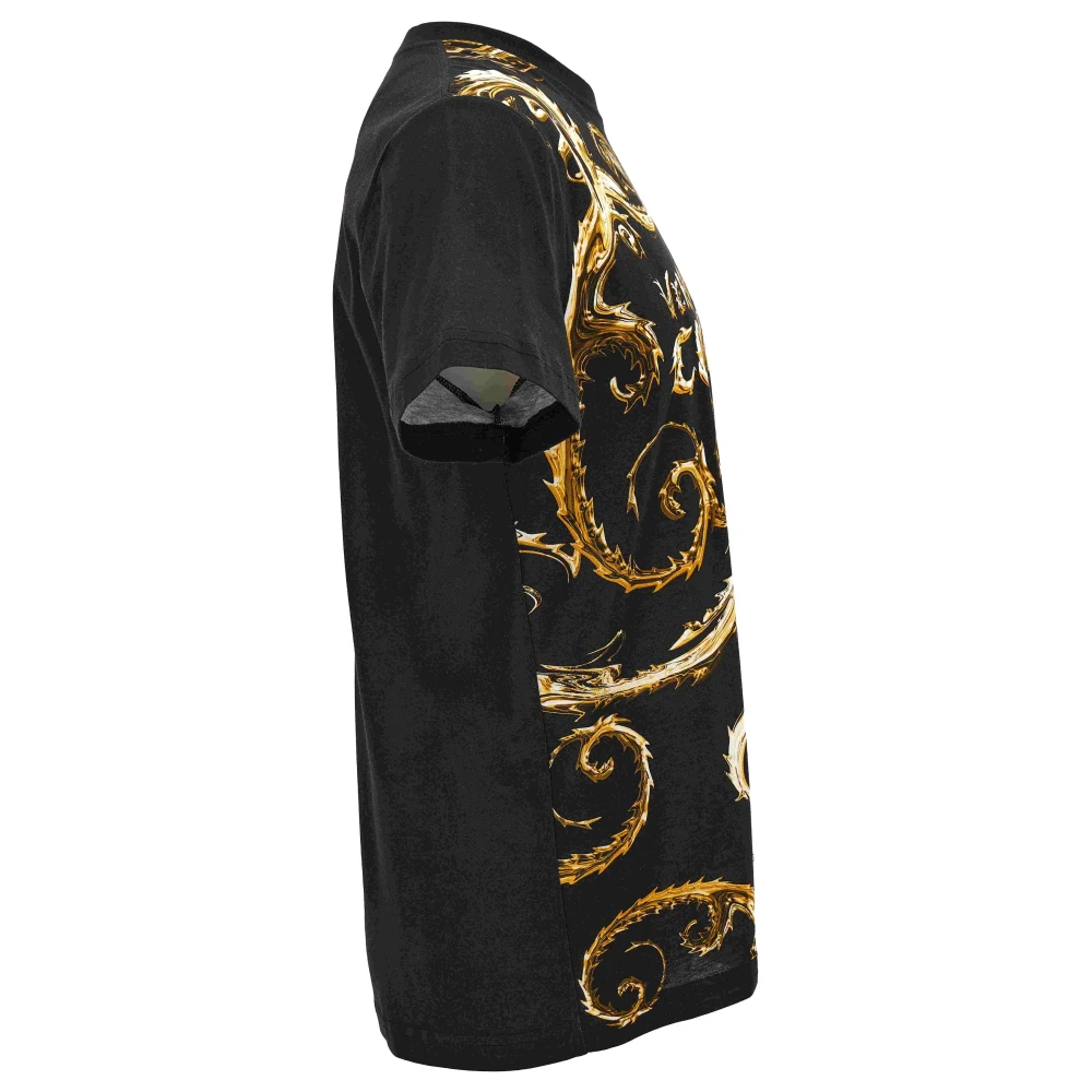 Versace Jeans Couture T-shirts en Polos Black Heren