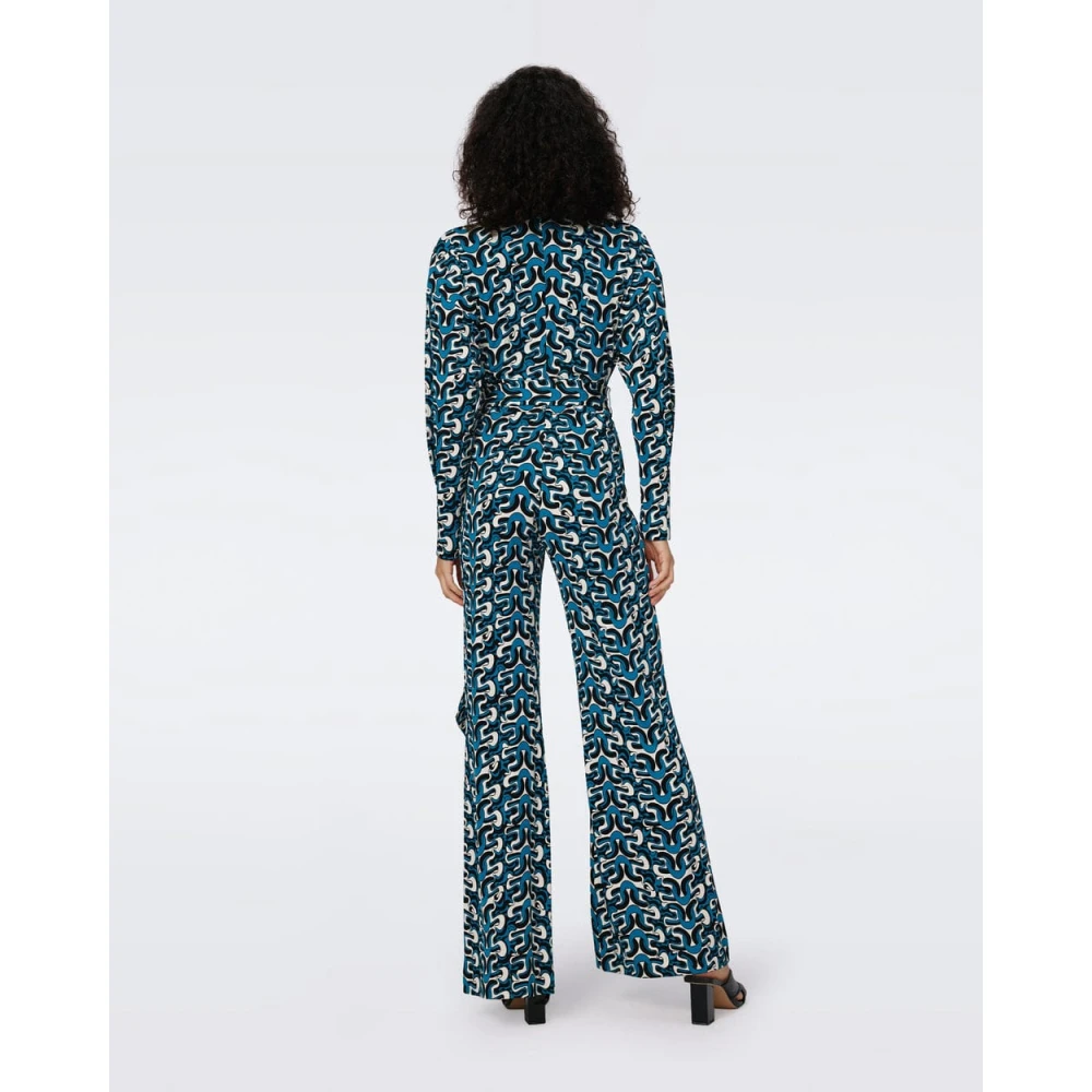 Diane Von Furstenberg Stijlvolle Broeken voor Vrouwen Blue Dames