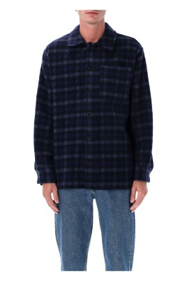 chemise-en-laine-a-carreaux-bleu-marine