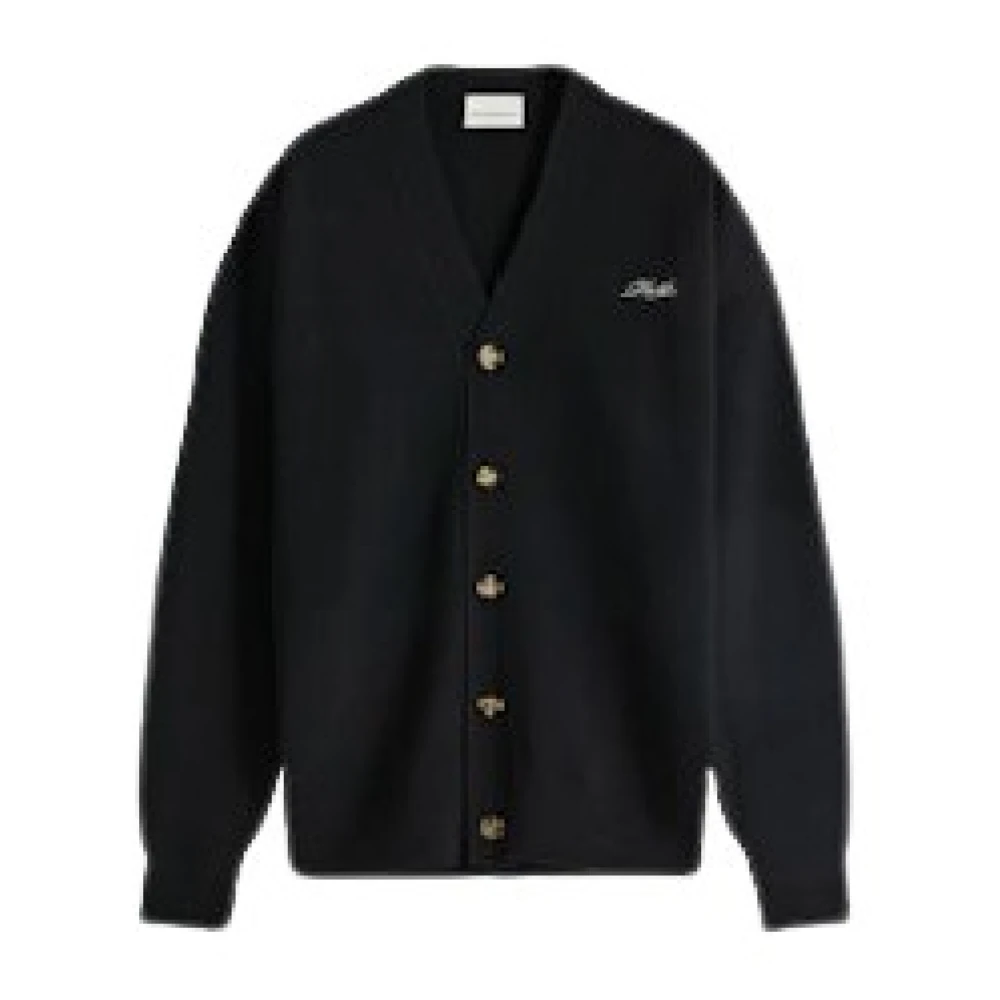 Drole De Monsieur Black Jumper Stylish Fashionable Trendy - Male - Cardigans - Xl - Knitwear