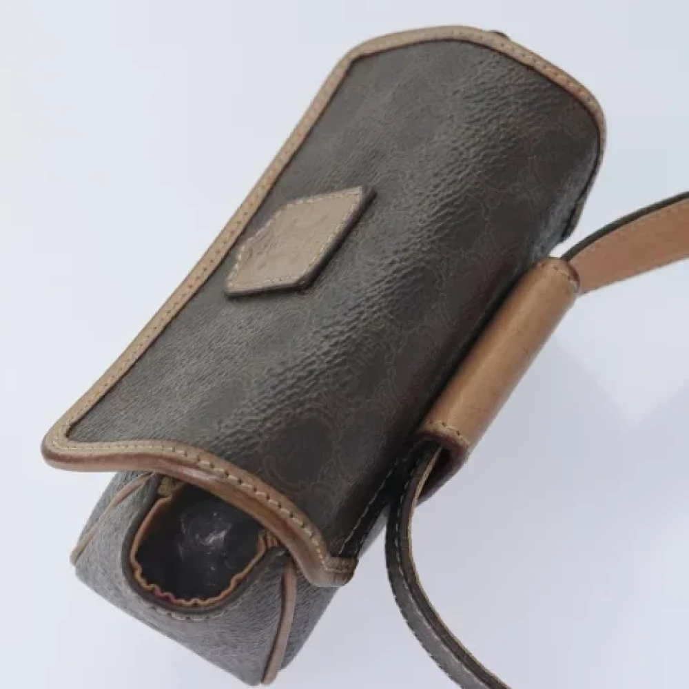 Celine Vintage Pre-owned Leather crossbody-bags Brown Dames
