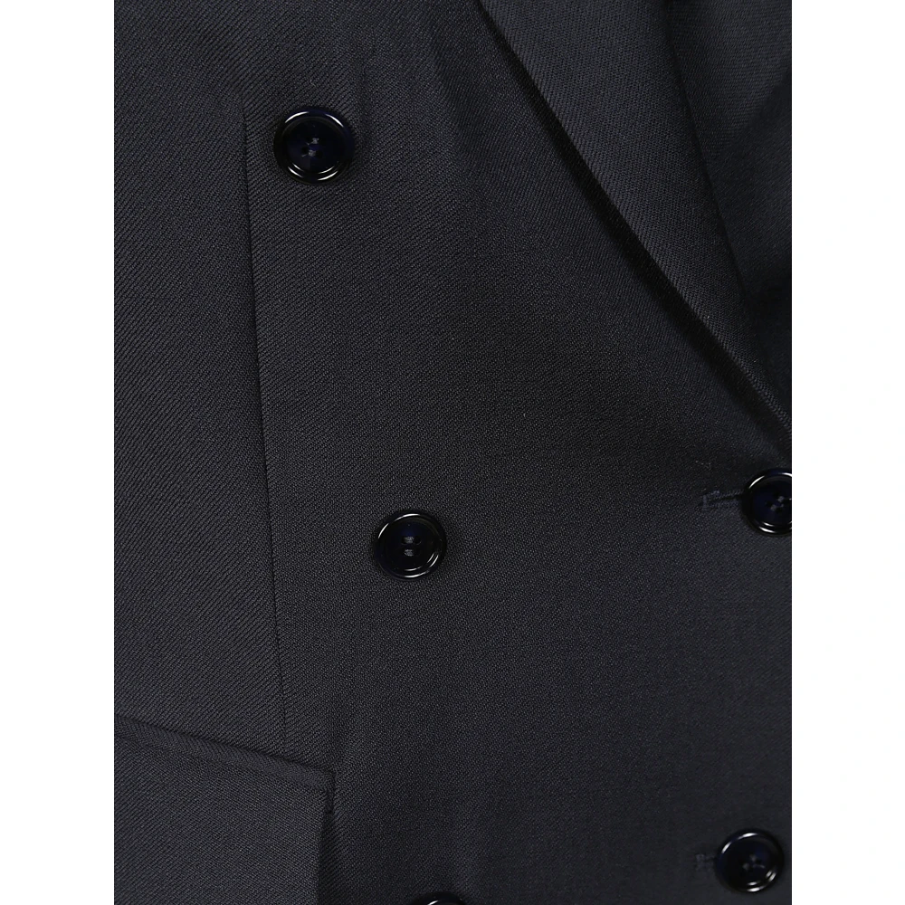 Dondup Dubbelborstige Blazer Blue Dames