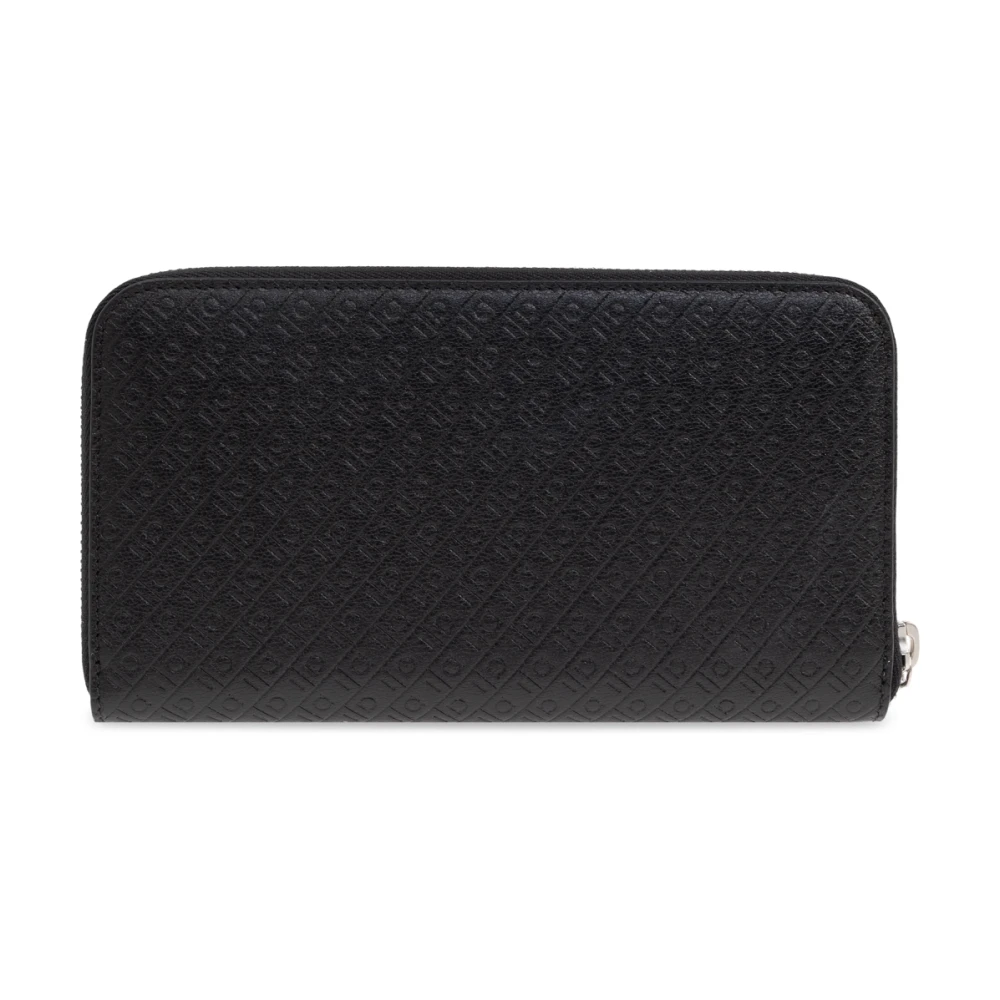 Salvatore Ferragamo Leren portemonnee Black Heren