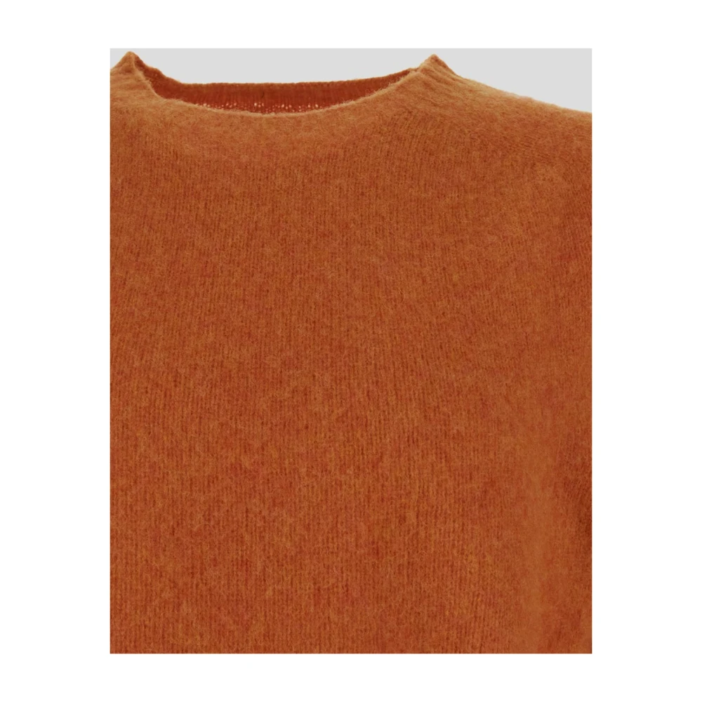 Howlin' Gezellige Wollen Trui Orange Heren