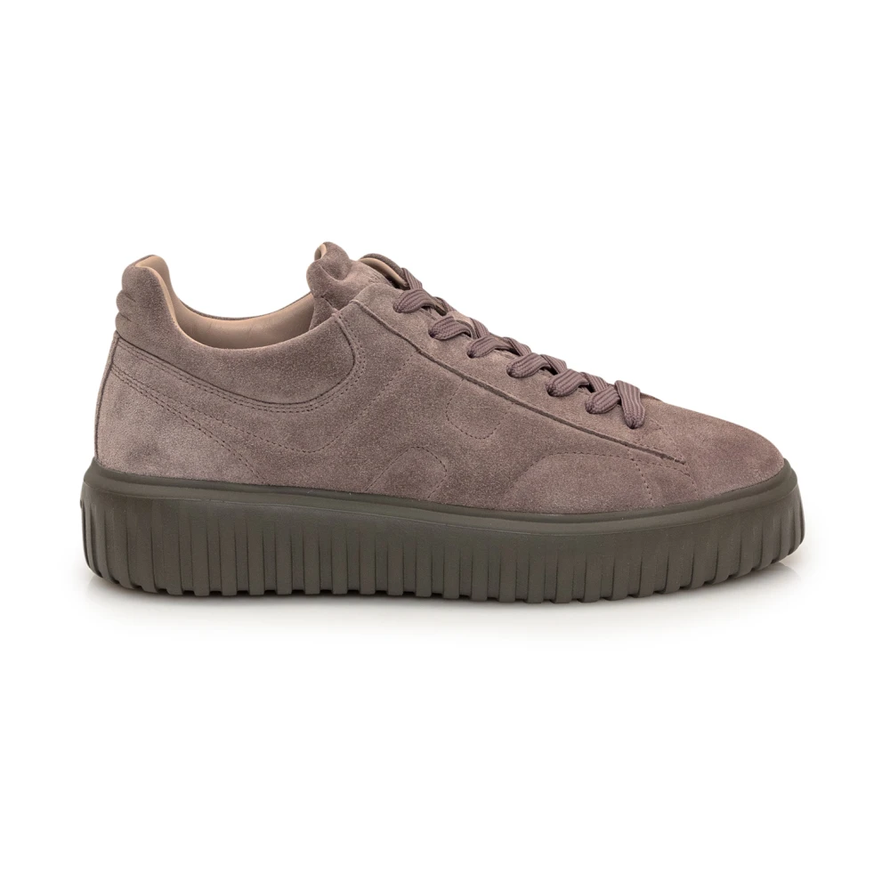 Hogan H-Stripes Heren Schoenen Bruin