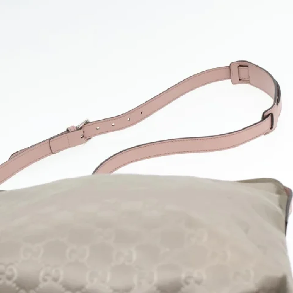 Gucci Vintage Pre-owned Nylon gucci-bags Gray Dames