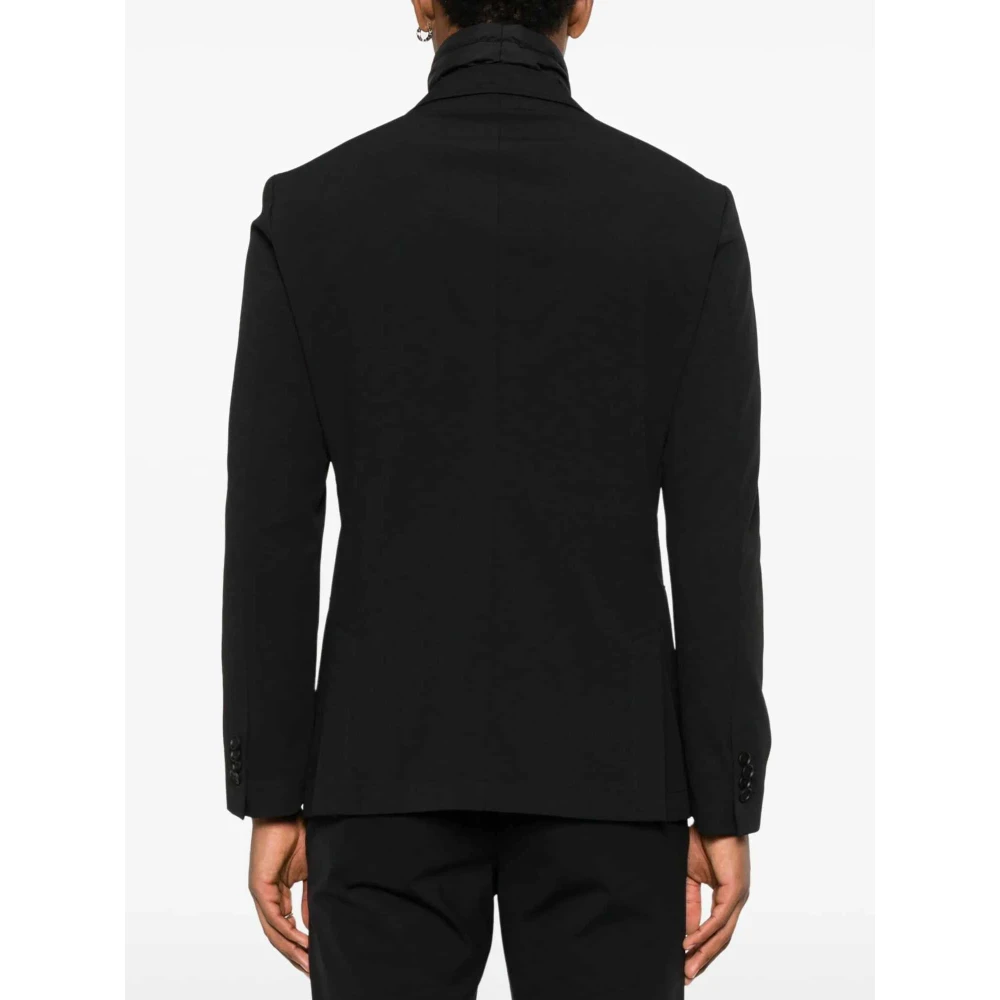 Hugo Boss Zwarte Blazer met Knoopsluiting Black Heren