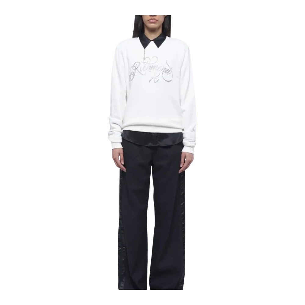 John Richmond Dames Sweatshirt Modieuze Stijl White Dames