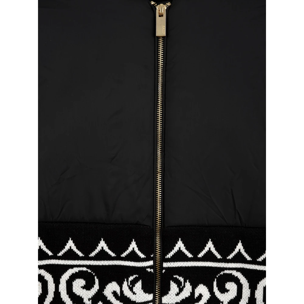 Akep Zwarte Gewatteerde Jas Model Gbkd07302 Black Dames