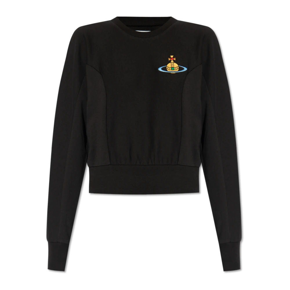 Vivienne Westwood Sweatshirt met logo Black Dames