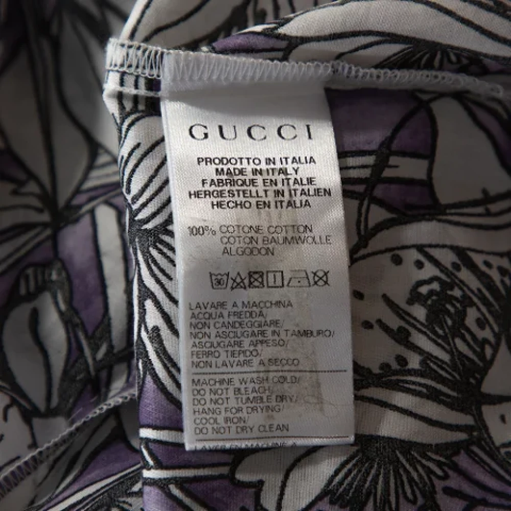 Gucci Vintage Pre-owned Cotton tops Purple Dames