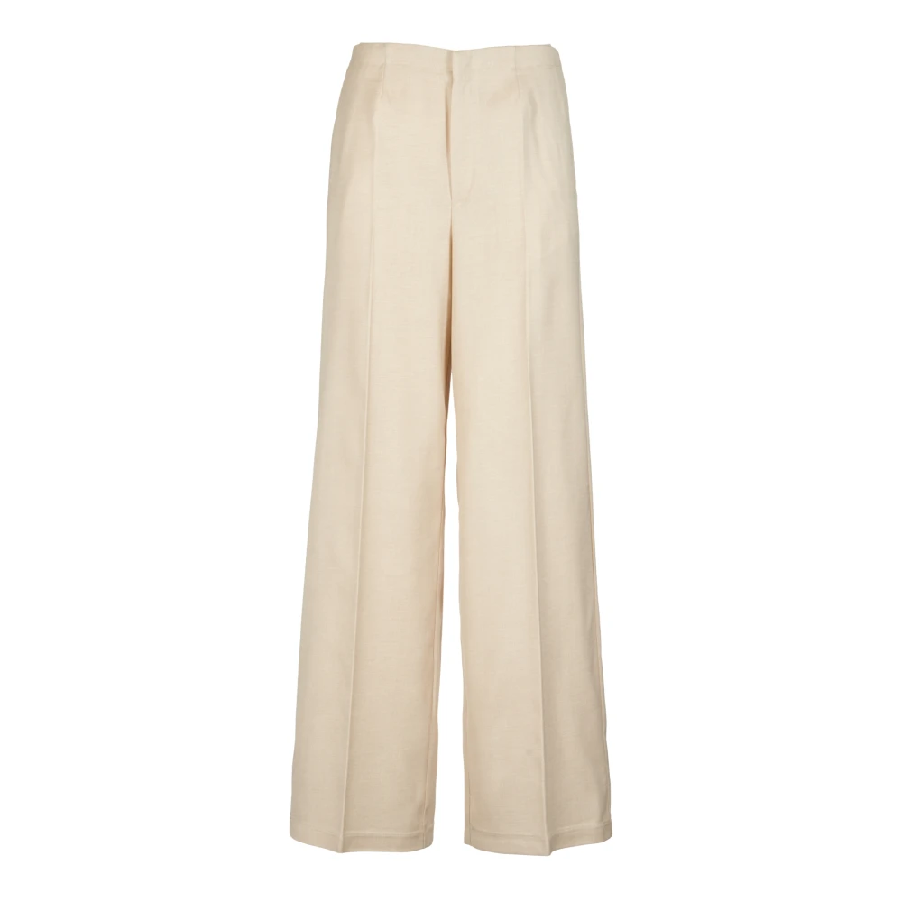Trousers > Wide Trousers - - Forte Forte - Modalova