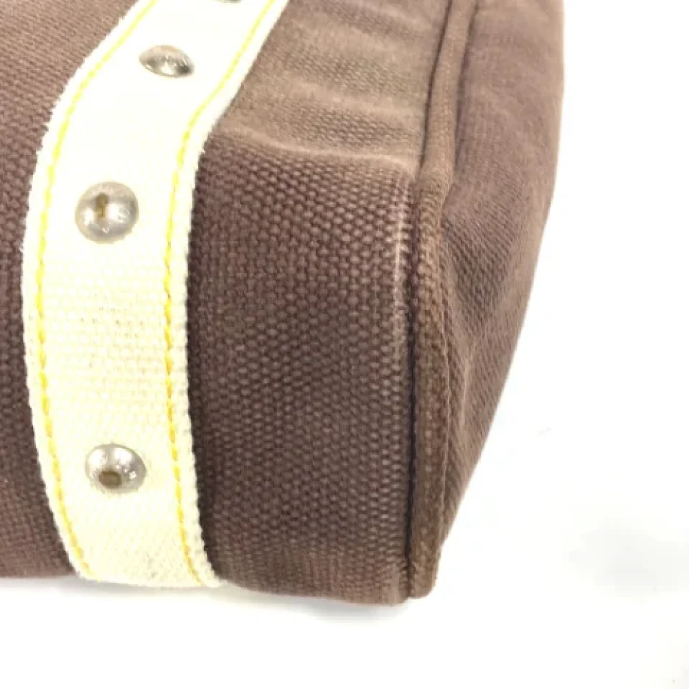 Louis Vuitton Vintage Pre-owned Cotton louis-vuitton-bags Brown Dames